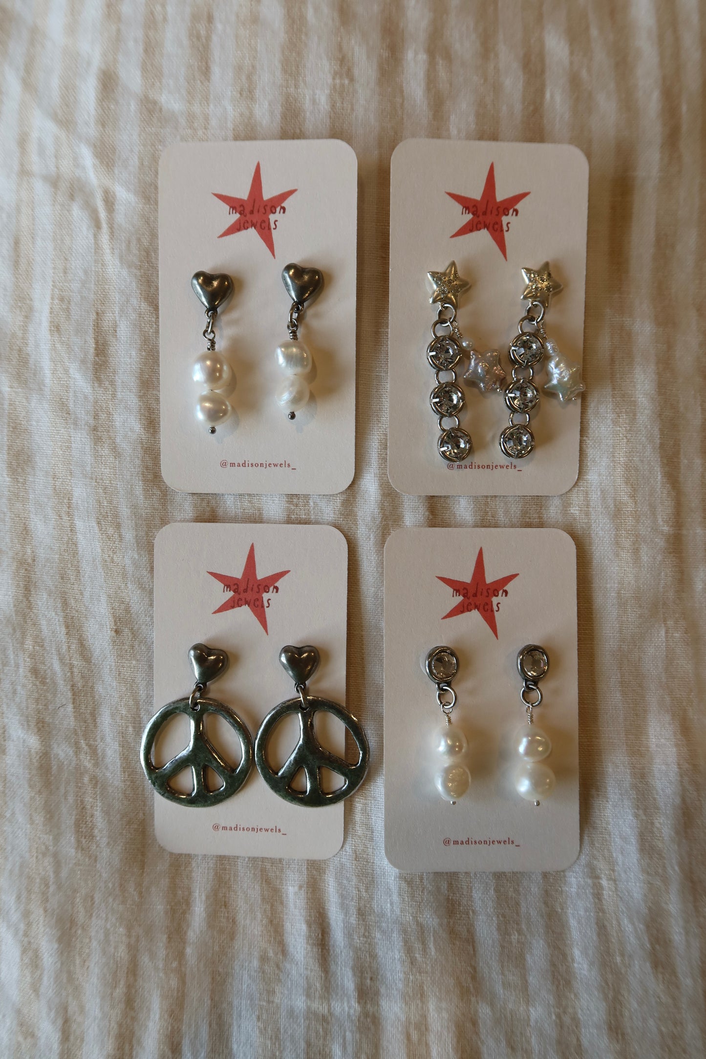 SIENNA EARRINGS - silver