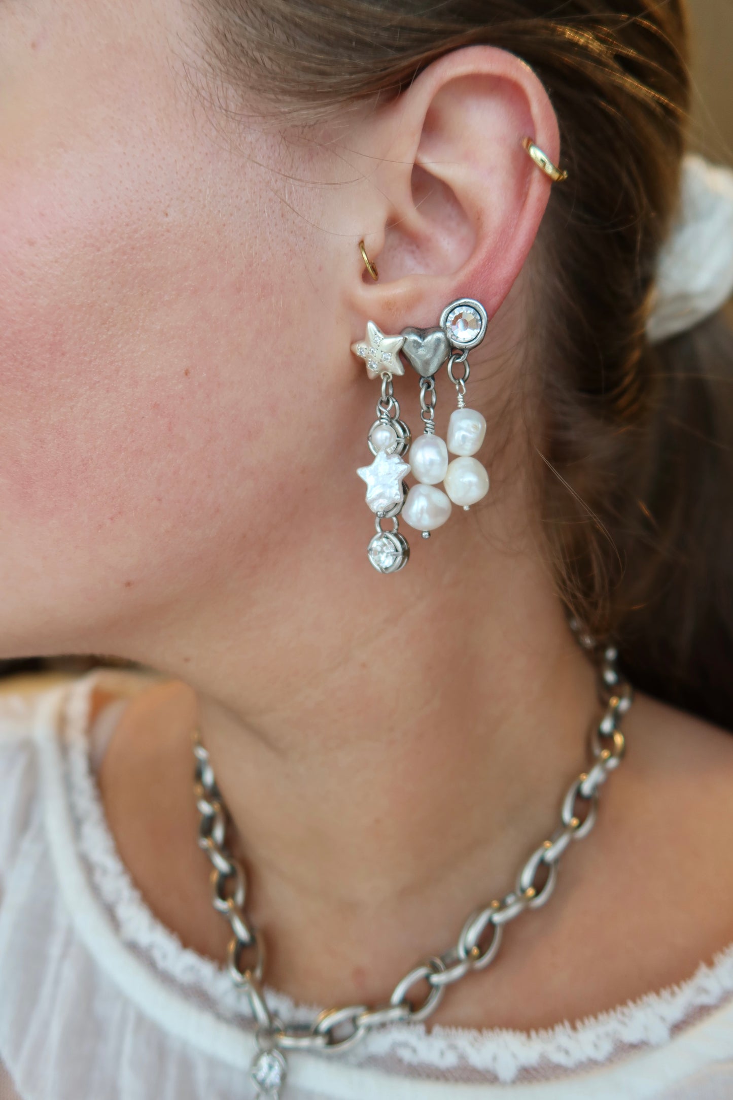 CLEO EARRINGS - silver