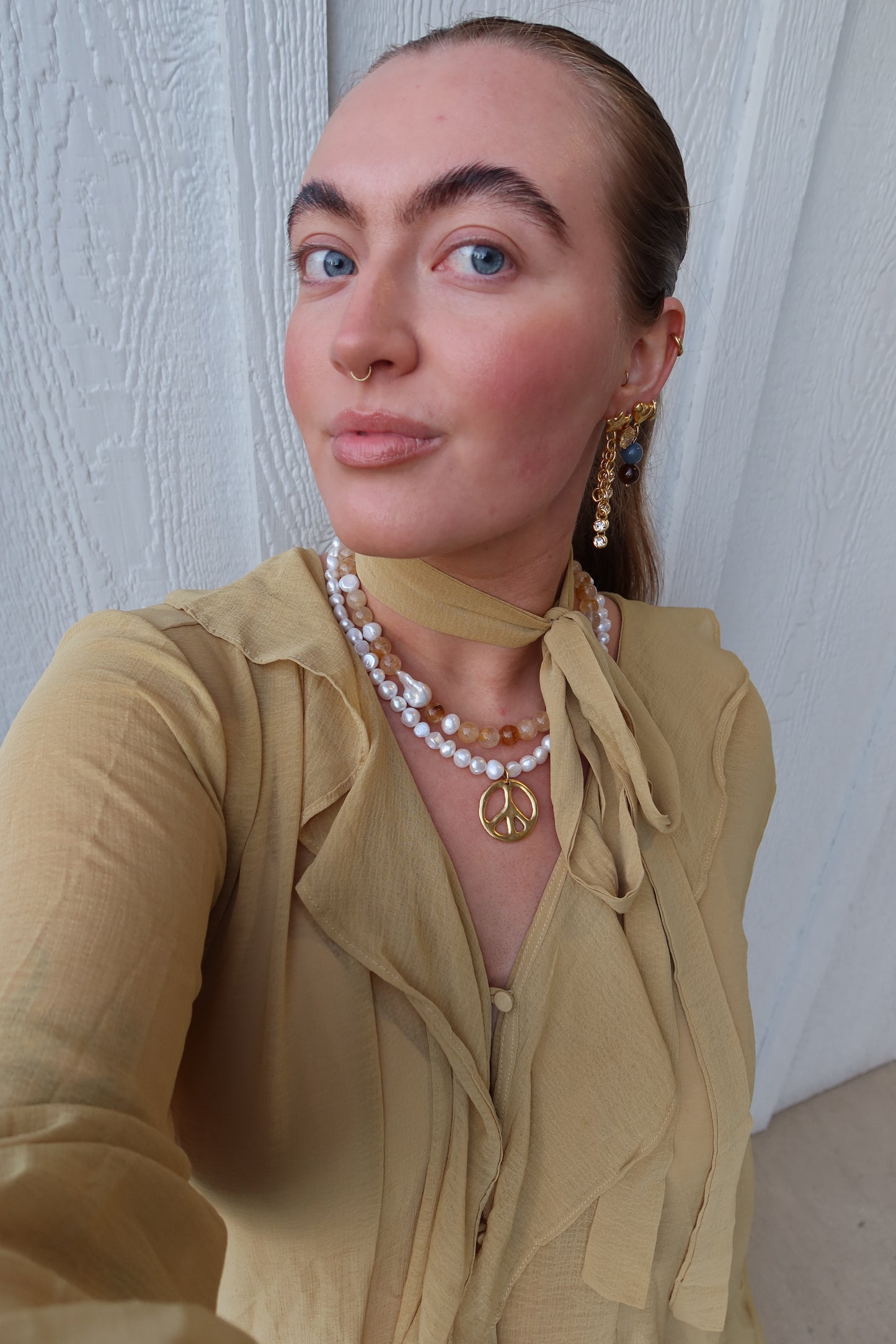PEARL PEACE NECKLACE