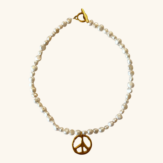 PEARL PEACE NECKLACE
