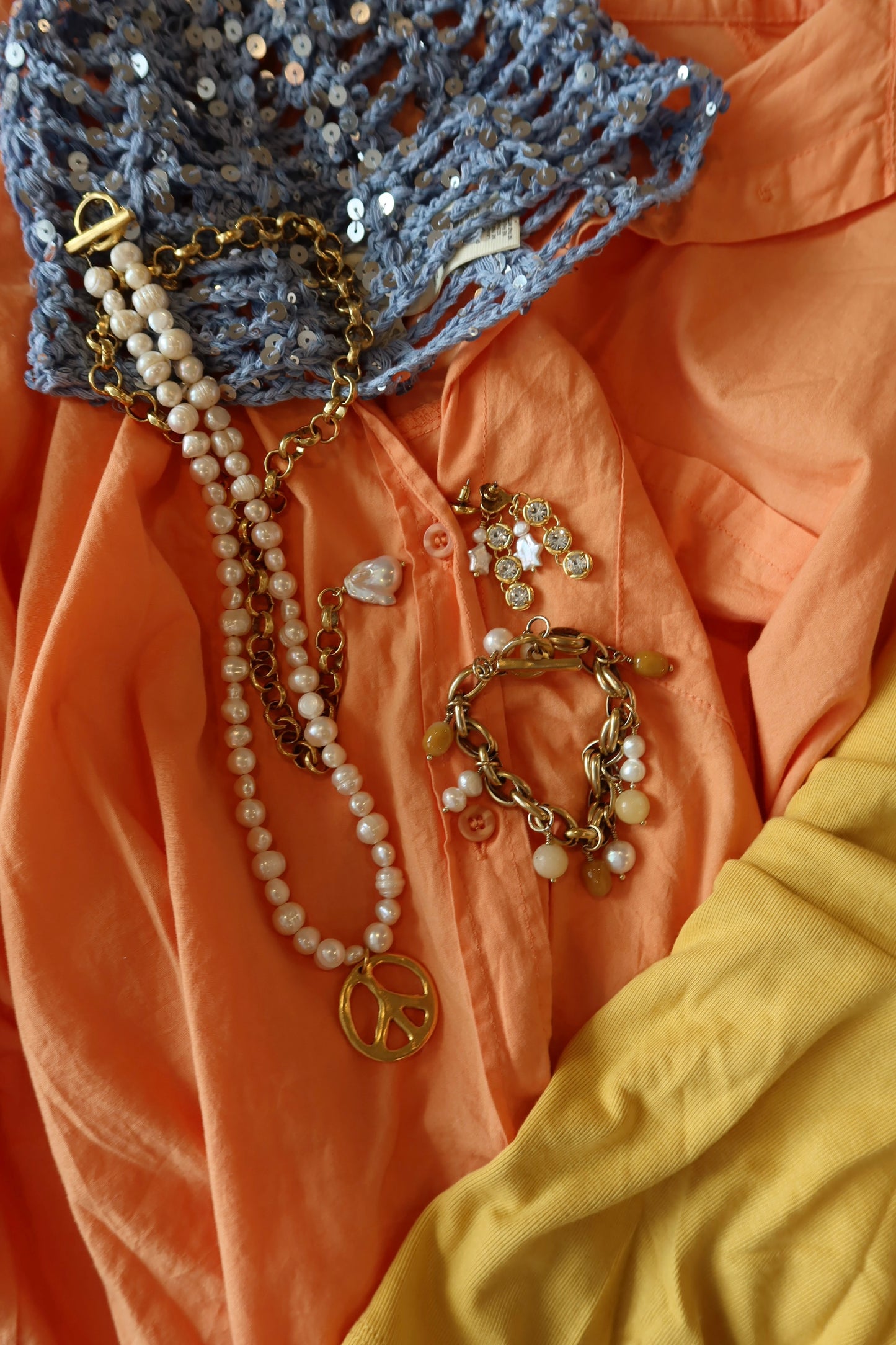 PEARL PEACE NECKLACE