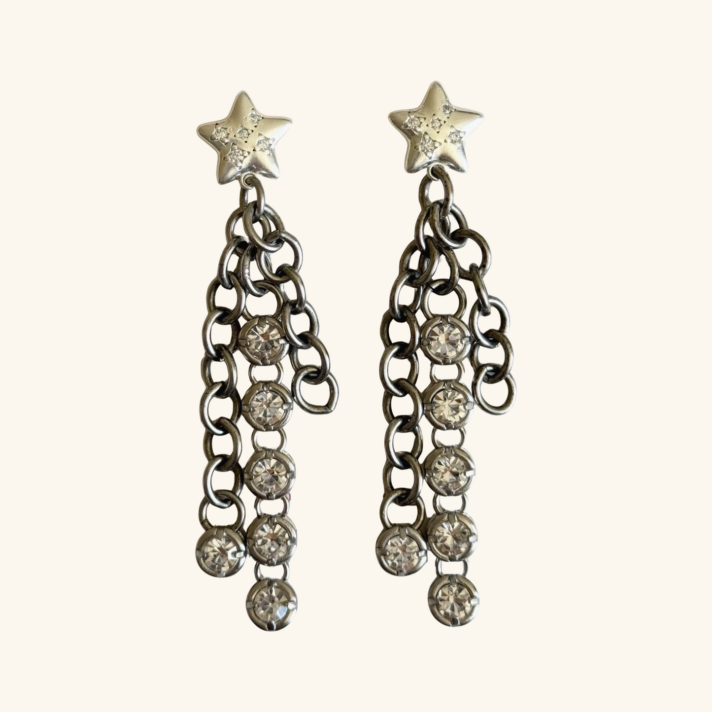 STARBURST EARRINGS - silver