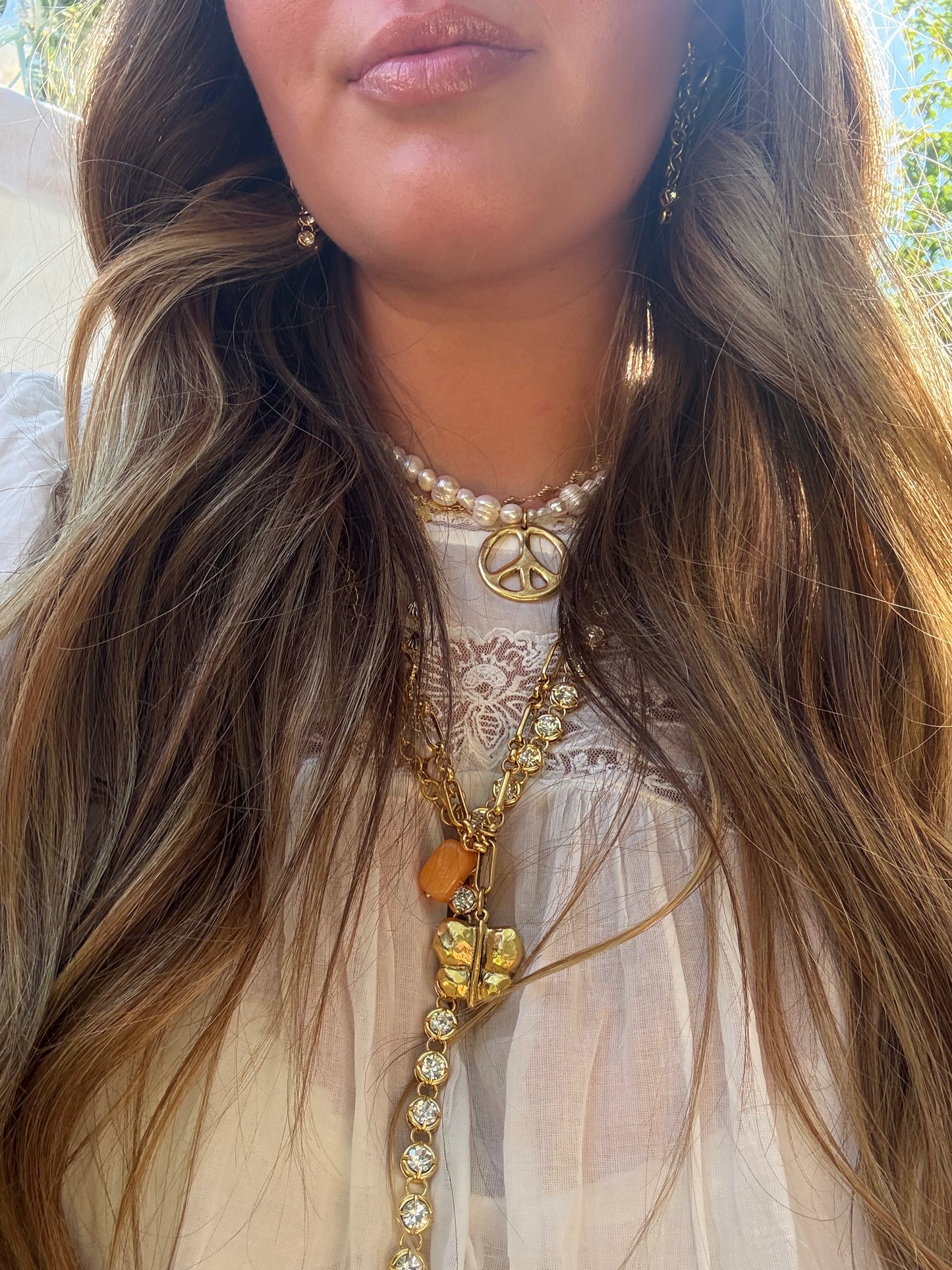 PEARL PEACE NECKLACE